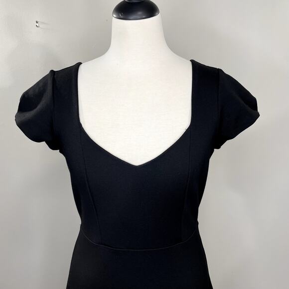 Urban Outfitters Size 6 Skater Dress NEW Coquette Whimsigoth Dark Fairy Black - Picture 5 of 16